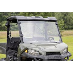 Rough Country Full Windshield | Scratch Resistant | Mid Size | Polaris Ranger 500/Ranger 800 Mid-Size