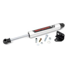 Rough Country V2 Steering Stabilizer | Relocation Bracket | Jeep Wrangler JK/Wrangler Unlimited (07-18)