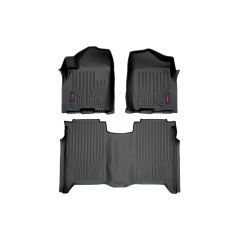 Rough Country Floor Mats | FR & RR | Crew Cab | Nissan Titan 2WD/4WD (2004-2015)