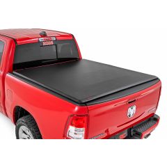 Rough Country Soft Roll Up Bed Cover | 6'4" Bed | No Rambox | Ram 1500/2500/3500 (10-25 & Classic)