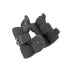 Rough Country Seat Covers | Bucket Seats | FR & RR | Ram 2500 2WD/4WD (2019-2026)