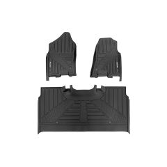 Rough Country Flex-Fit Floor Mats | FR & RR | Crew | Ram 1500 (19-24)/1500 TRX (21-24)