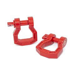 Rough Country D-Ring | Forged | Pair | Red