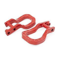 Rough Country Tow Hooks | Forged | Red | Chevy Silverado 1500 2WD/4WD (2019-2022)