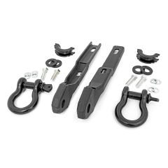 Rough Country Tow Hook Brackets | D-Ring Combo | Nissan Titan 2WD/4WD (2017-2024)