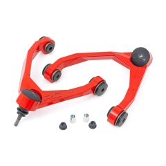 Rough Country Red Forged Upper Control Arms | 2.5-3.5 Inch Lift | Chevy/GMC 1500 Truck & SUV (07-18 & Classic)