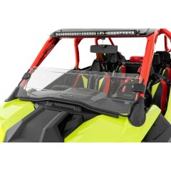 Rough Country Half Windshield | Scratch Resistant | Polaris RZR Pro/Turbo R