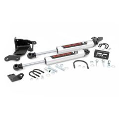 Rough Country V2 Steering Stabilizer | Dual | 2.5-8 Inch Lift | Jeep Gladiator JT/Wrangler JL (18-26)