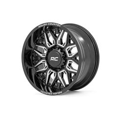 Rough Country Rough Country 86 Series Wheel | One-Piece | Gloss Black | 20x10 | 8x6.5 | -19mm