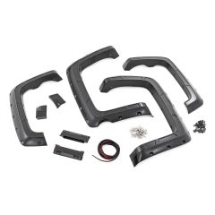 Rough Country Fender Flares | Defender l 5'9" Bed | G7C Red Hot | Chevy Silverado 1500 (14-18 & Classic)