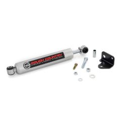 Rough Country N3 Steering Stabilizer | Relocation Bracket | Jeep Wrangler JK/Wrangler Unlimited (07-18)