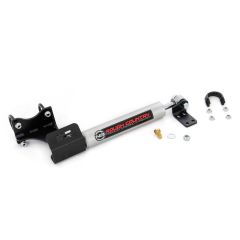 Rough Country N3 Steering Stabilizer | Axle Bracket | 2-8 Inch Lift | Jeep Wrangler JK (07-18)