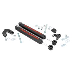 Rough Country Dual Steering Stabilizer | 2.5-6.5 Inch Lift | Jeep Comanche MJ/Wrangler TJ/Wrangler Unlimited 