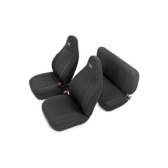 Rough Country Seat Covers | Front and Rear | Jeep Wrangler TJ 4WD (1997-2002)