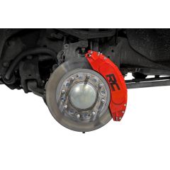 Rough Country Caliper Covers | Front and Rear | Red | Chevy/GMC 2500HD/3500HD (20-26)