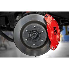 Rough Country Caliper Covers | Front and Rear | Red | Toyota Tundra 2WD/4WD (2022-2026)