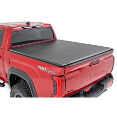 Rough Country Soft Roll Up Bed Cover | 6'7" Bed | Toyota Tundra 2WD/4WD (2022-2026)