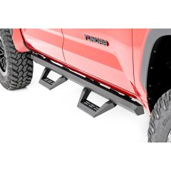 Rough Country SRX2 Adj Aluminum Steps | CrewMax | Toyota Tundra 2WD/4WD (2022-2026)