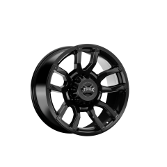 Rough Country Torque Impact | Satin Black | 20x9 | 8x180 | 0mm