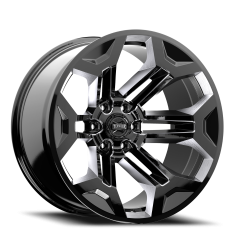 Rough Country Torque Pulse | Gloss Black | 20x9 | 6x5.5 | -12mm