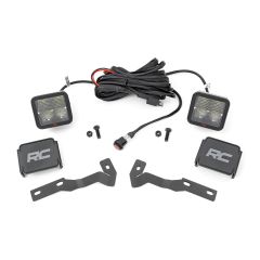 Rough Country LED Light Kit | Ditch Mount | 2" Spectrum Pair | Spot | Toyota Tacoma (16-23)