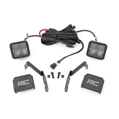 Rough Country LED Light Kit | Ditch | 2" Spectrum Pair | Spot | Chevy 1500 & Chevy/GMC 2500HD/3500HD (07-14)