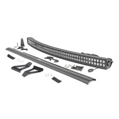 Rough Country LED Light Kit | Windshield Mount | 50" BLK Dual Row | Jeep Cherokee XJ (84-01)