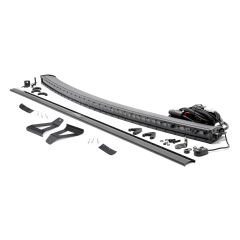 Rough Country LED Light Kit | Windshield Mount | 50" BLK Single Row | Jeep Cherokee XJ (84-01)