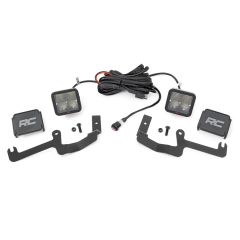 Rough Country LED Light Kit | Ditch Mount | 2" Spectrum Pair | Spot | Chevy Silverado 1500 (19-26)