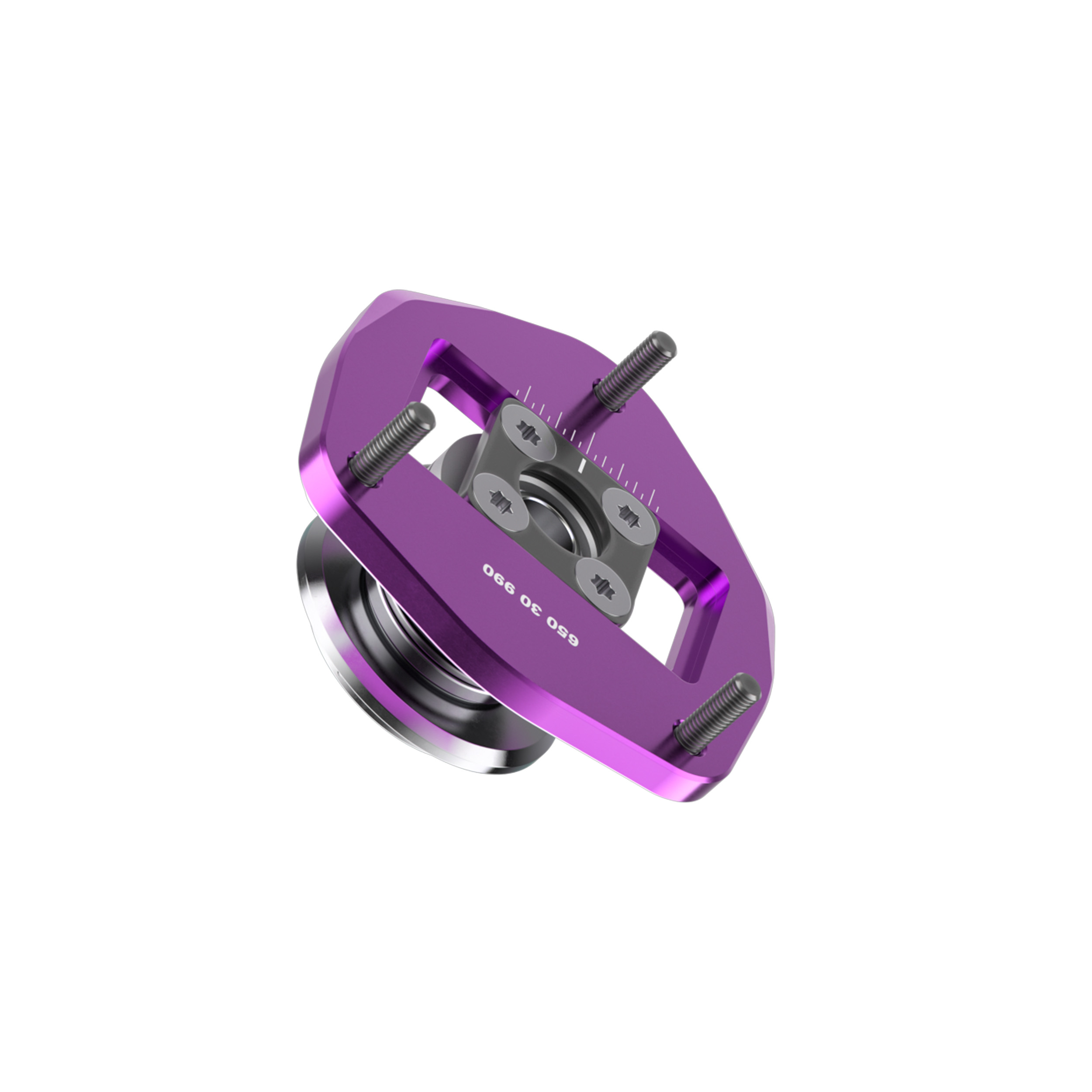 Depending on the vehicle type, the aluminum Unibal support bearings have a scalable camber setting. This ensures maximum grip in bends and direct vehicle handling.