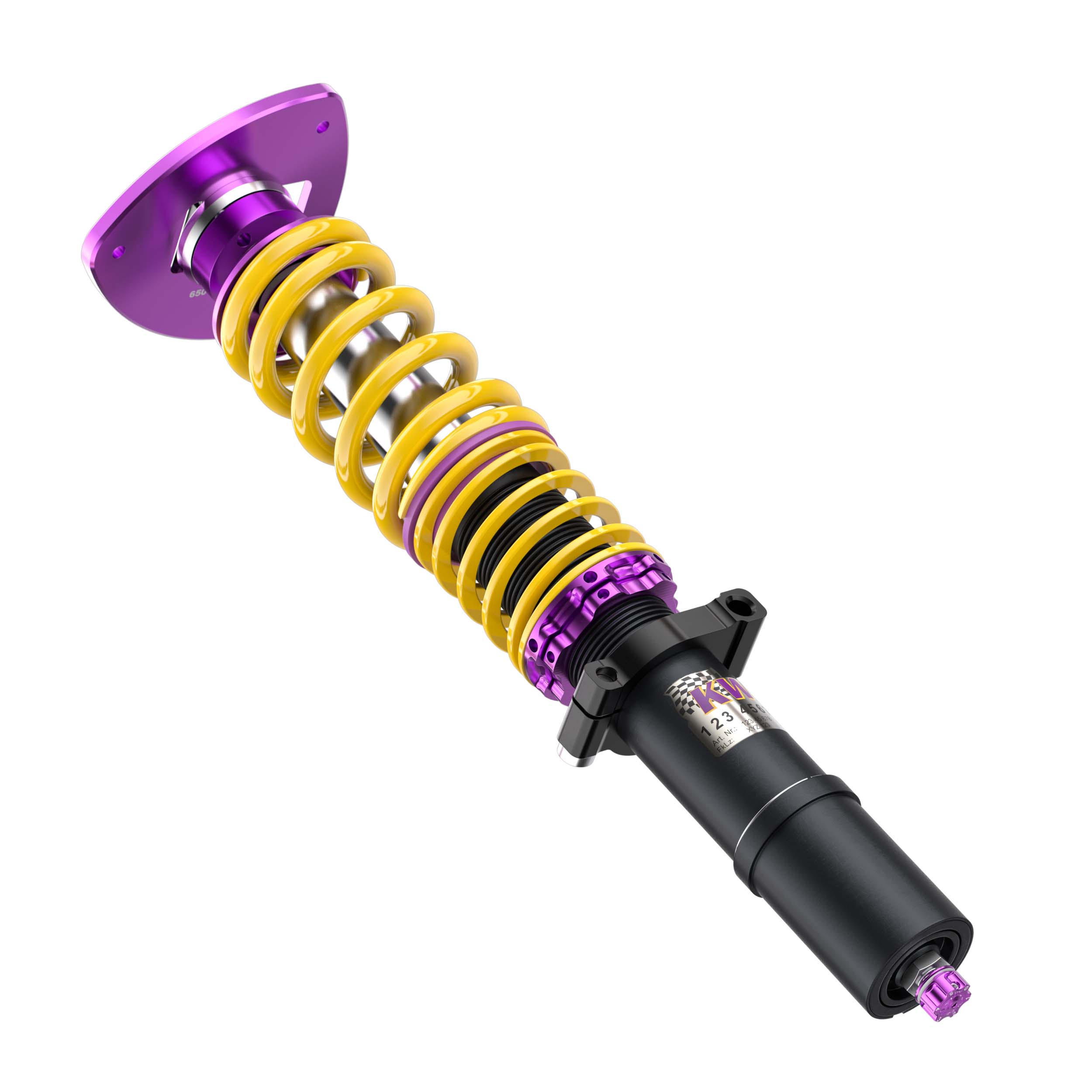 The compression damping has a direct effect on the body roll and the steering behavior of the vehicle.