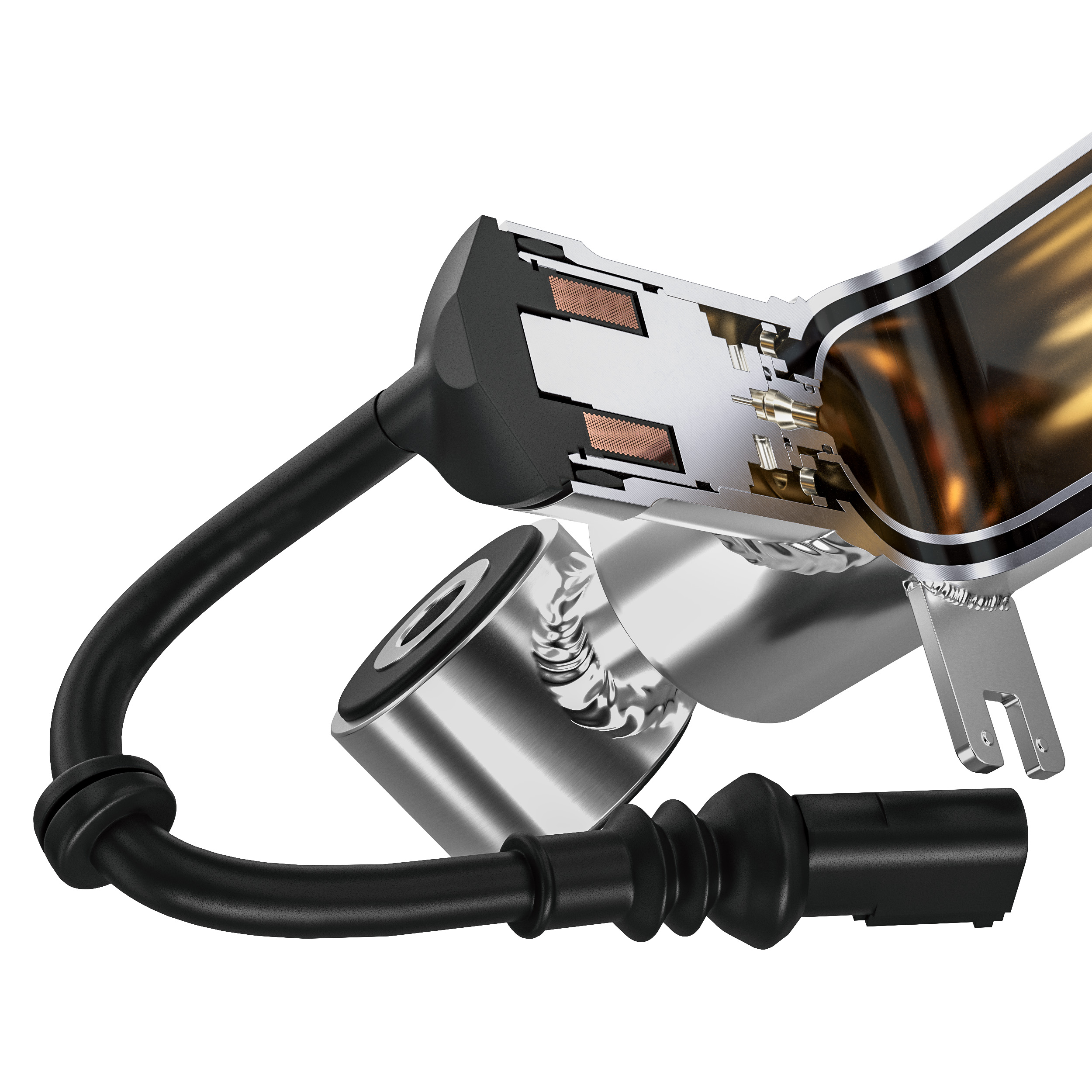 The standard on-board electronics immediately recognize the KW DDC Plug & Play. No further installation is necessary.