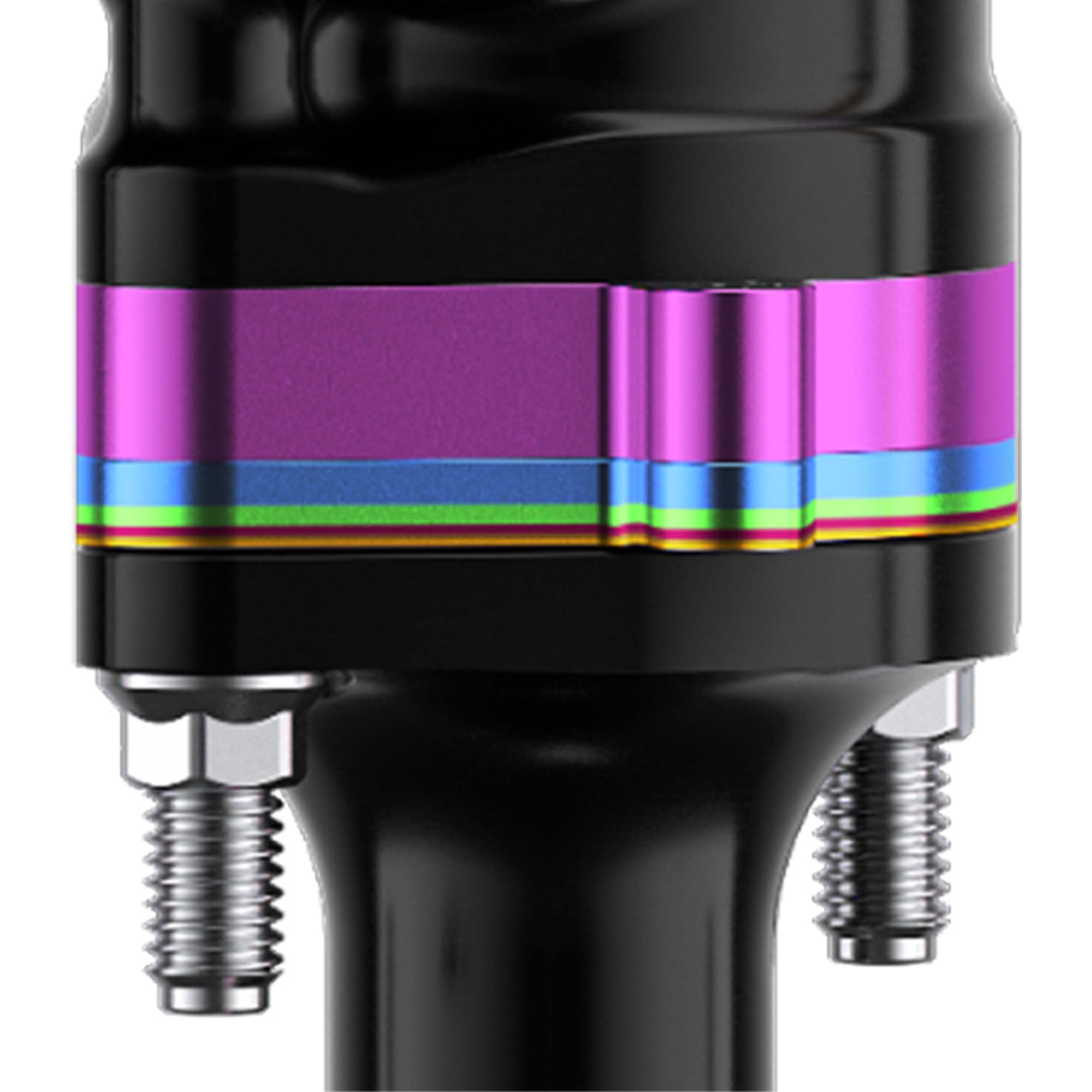 Ride height adjustment via the shim system. The ride height can be adjusted without changing the compression/rebound travel. Adjustment of 0.5mm possible