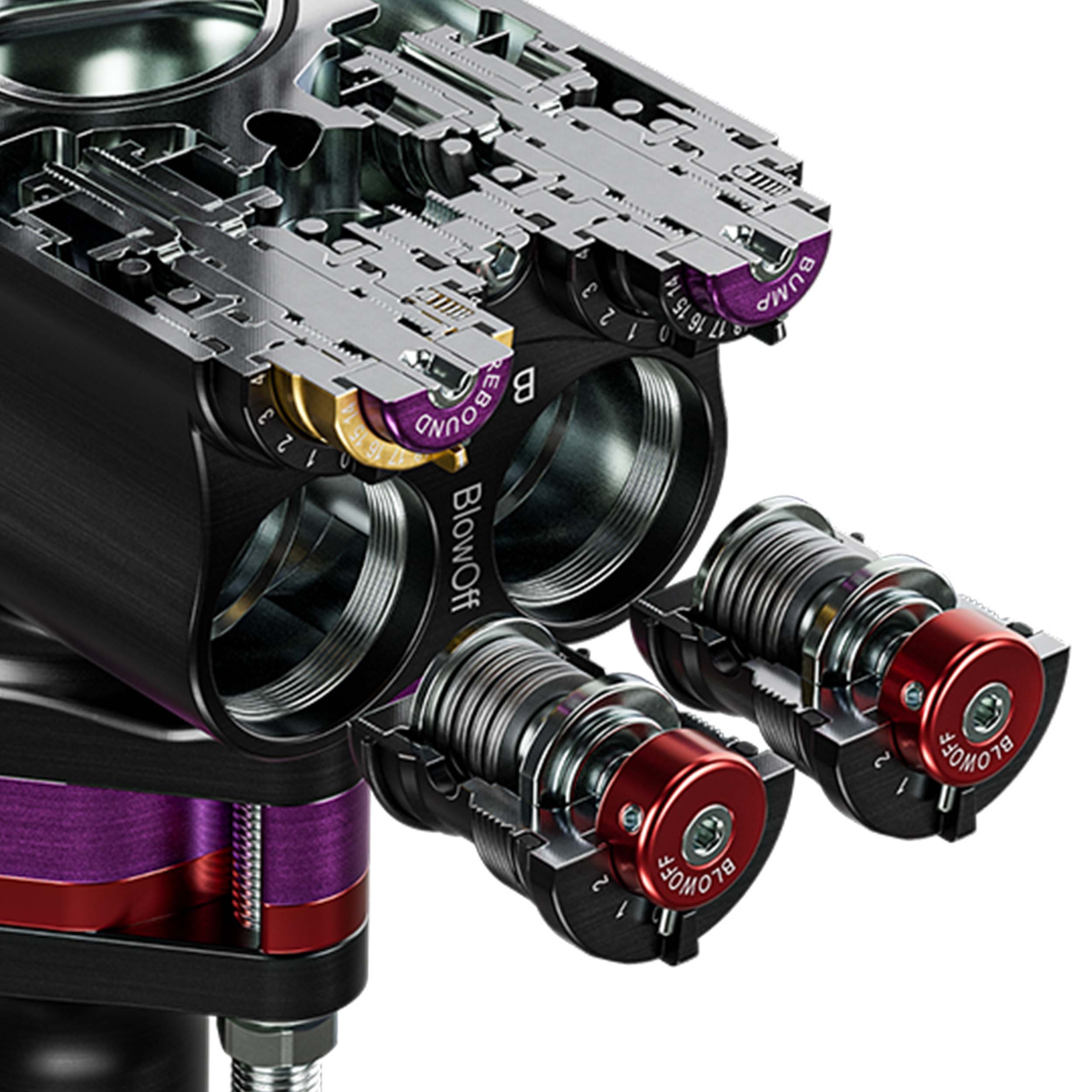Thanks to the solid piston technology, the product responds even with small maneuvers.