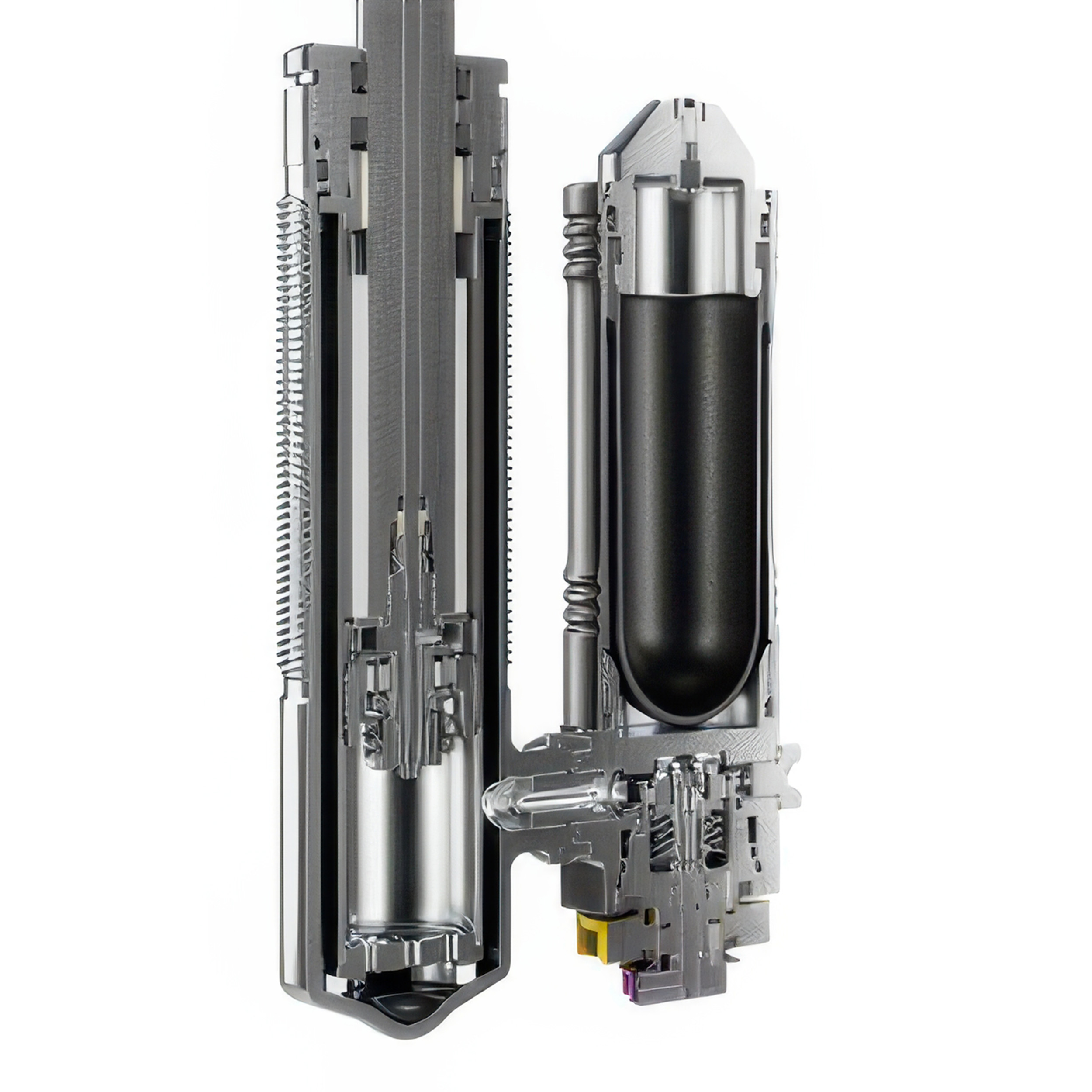 A vehicle-specific KW V4 application is supplied with an external expansion tank to provide the necessary oil volume.