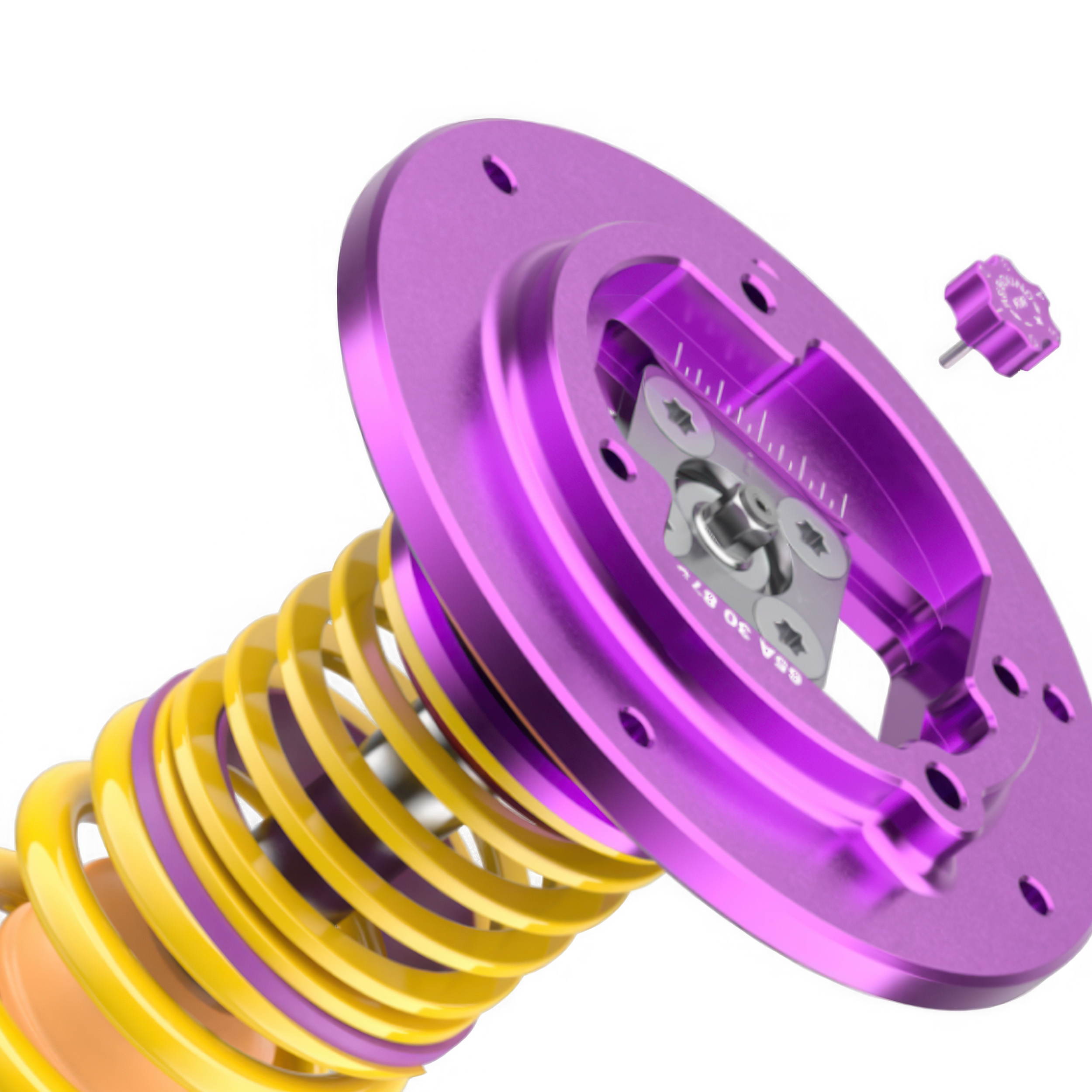 The rebound damping comes ideally set from the factory and can be further fine-tuned after installation with 16 adjustment clicks.