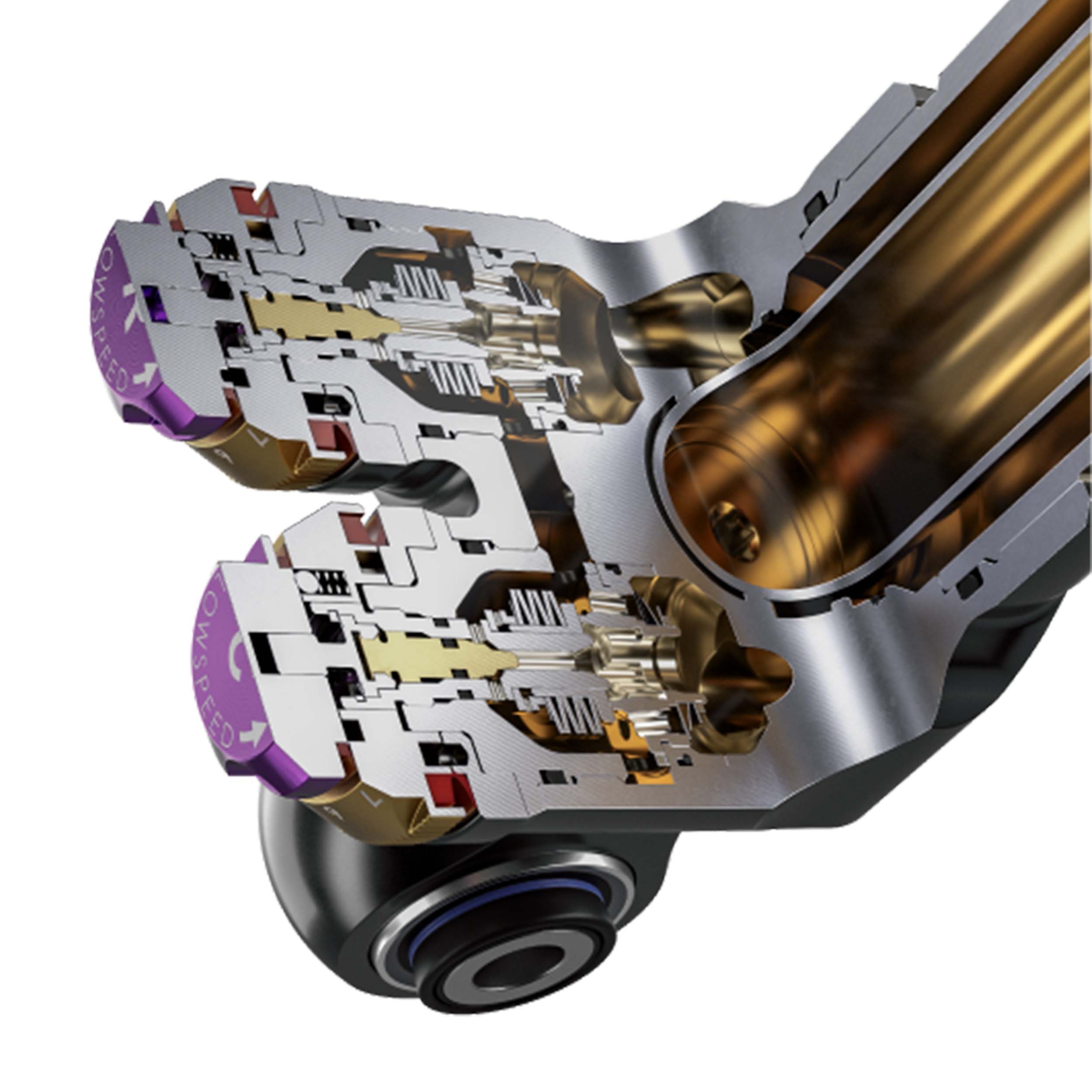 The blow-off characteristic ensures optimum support for the vehicle body and guarantees a constant connection to the road.